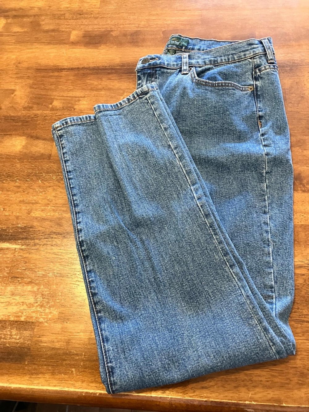 LRL Lauren Jeans Co Blue Classic Straight Jeans